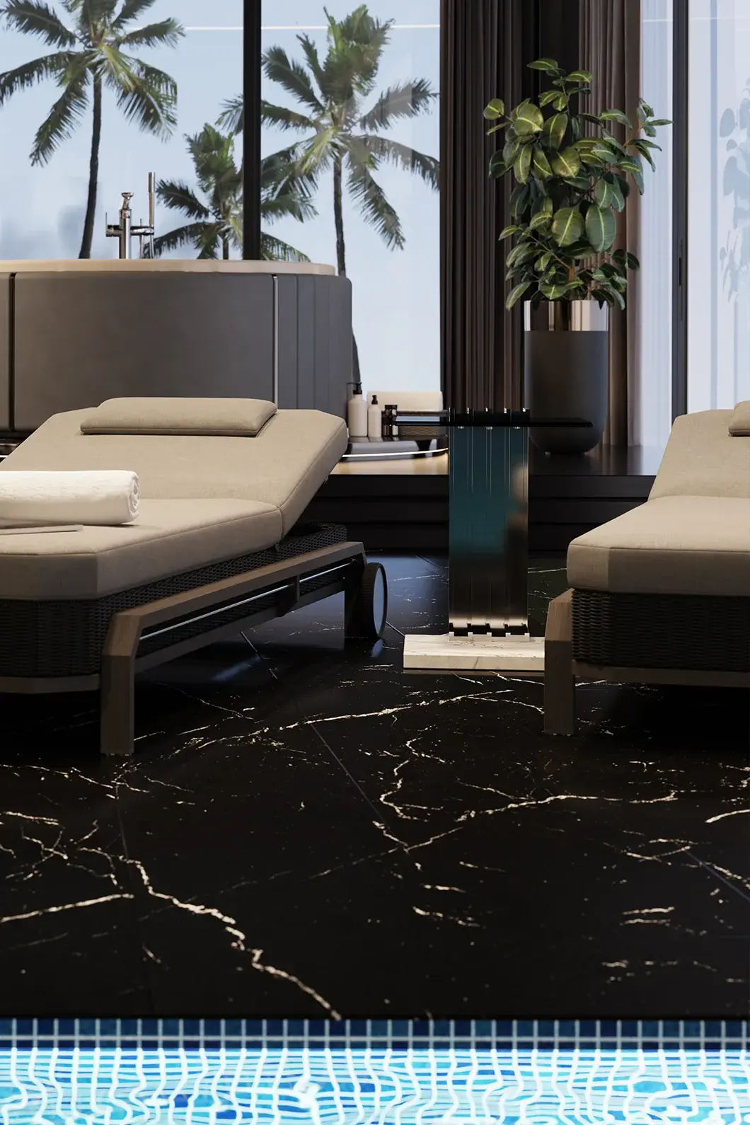 Whirlwind grijze tuinbijzettafel - 3