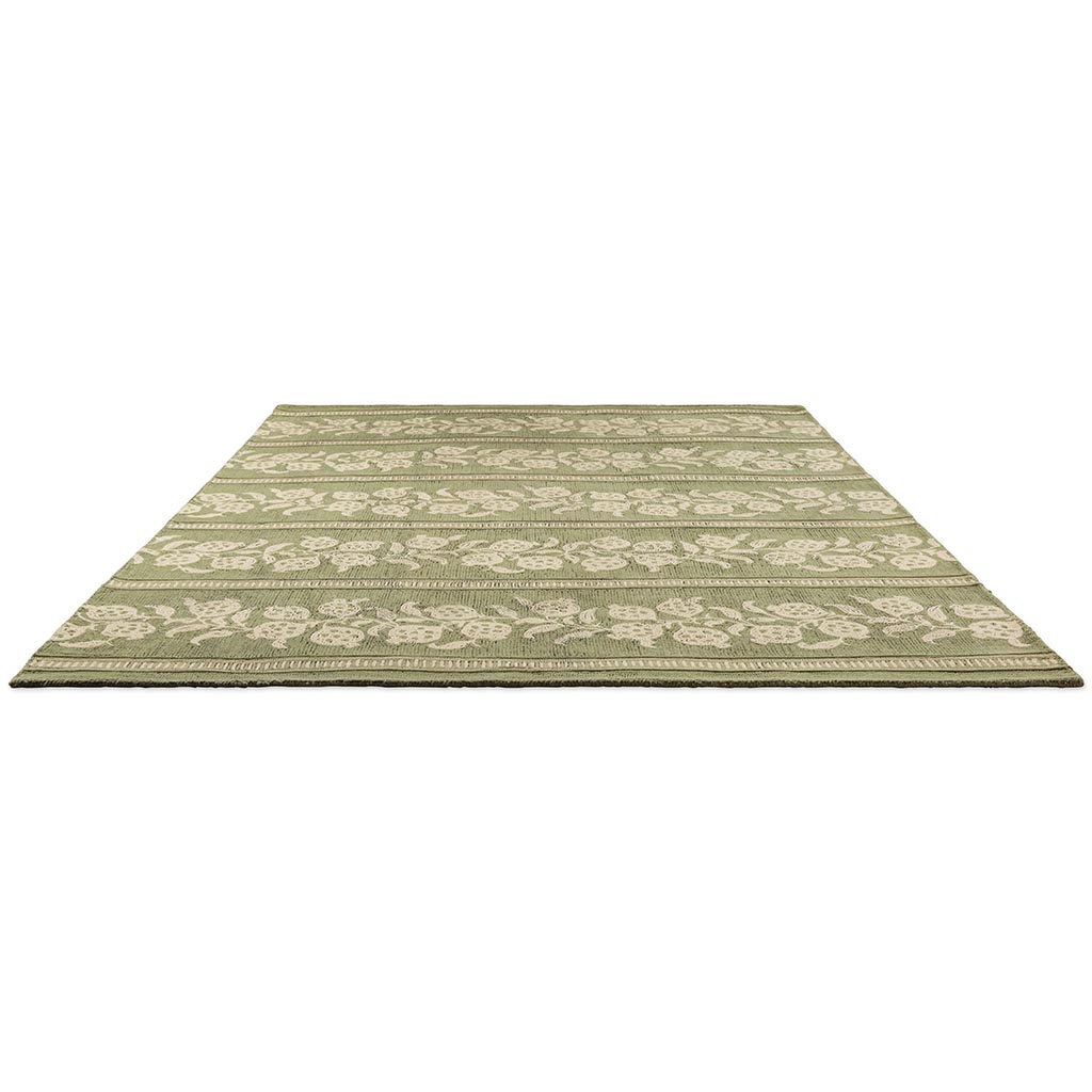 Anaar Forest Green vloerkleed | Maat: 140 × 200 cm