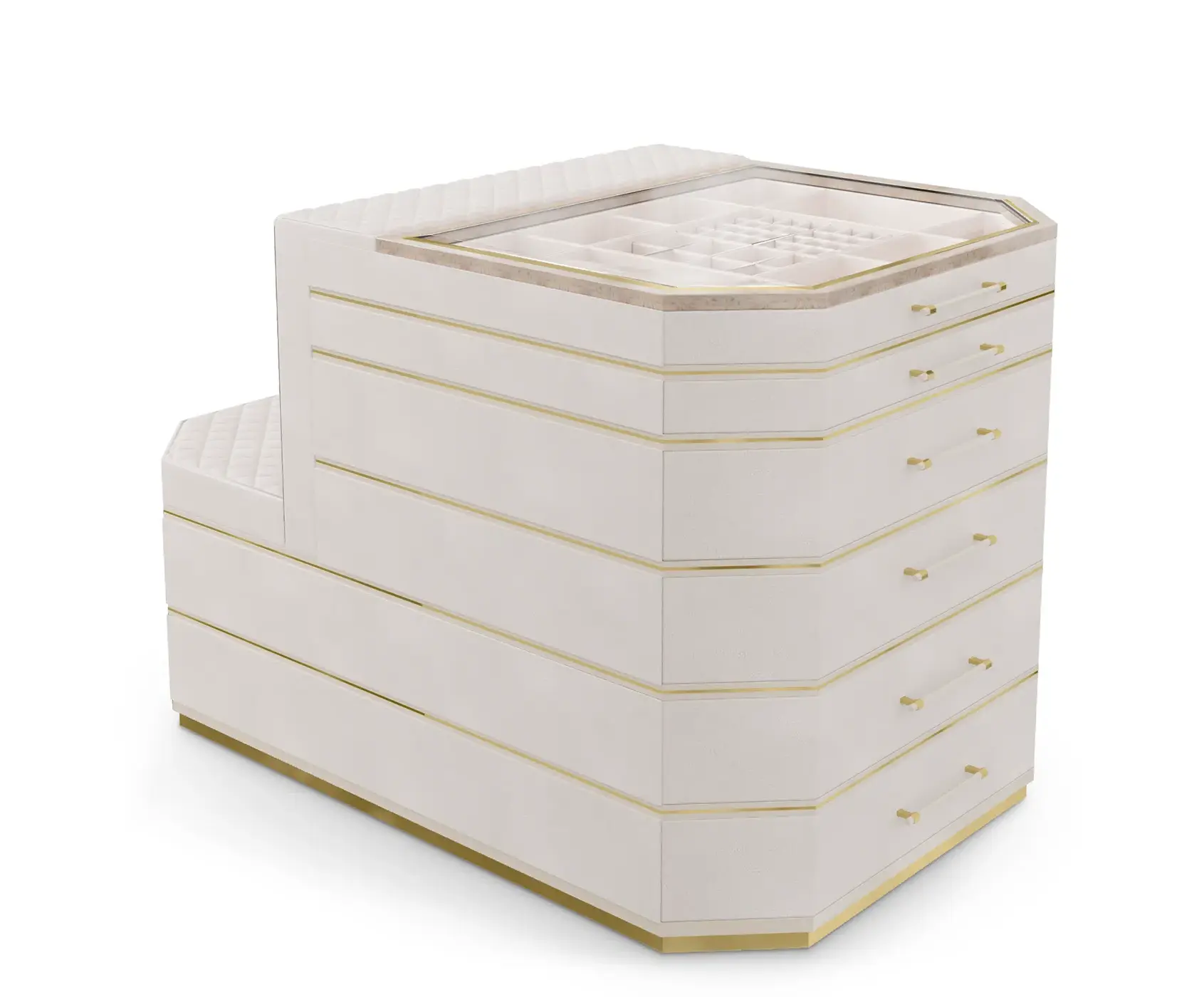 Cadence beige kast eiland