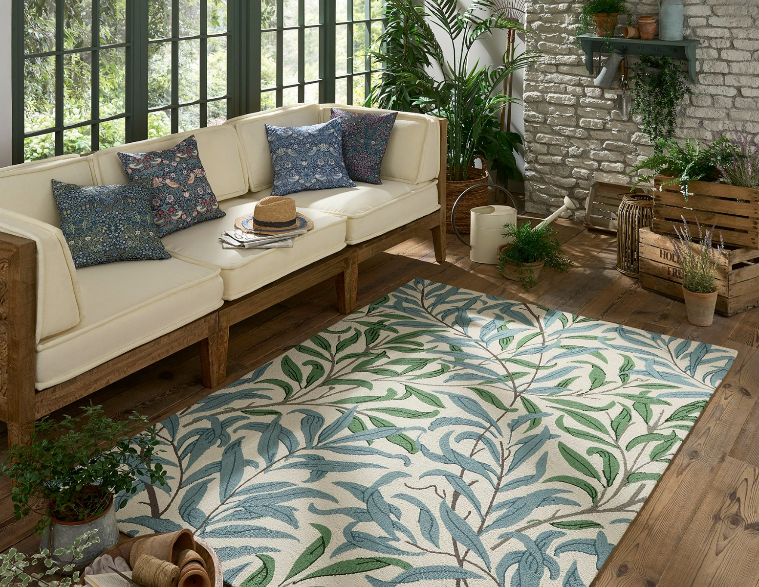 Willow b. leafy arb. outdoor tapijt | Maat: 160 × 230 cm