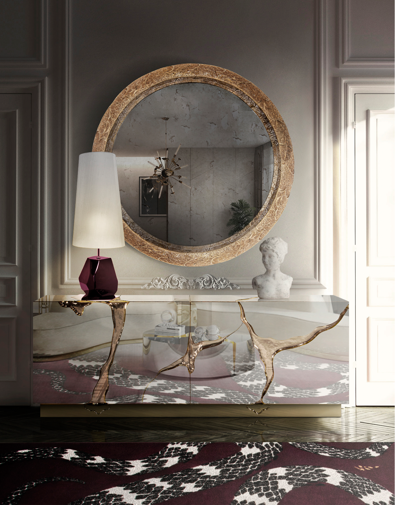 Crown Filigree II spiegel