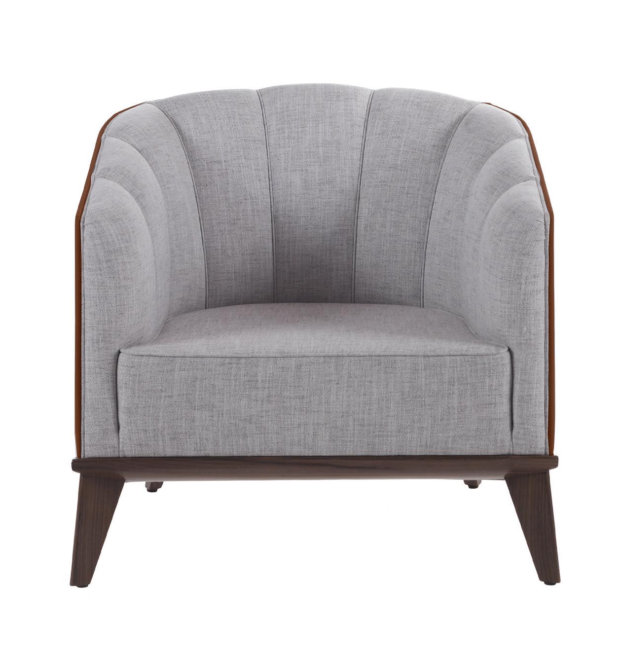 Roy Grijze Fauteuil