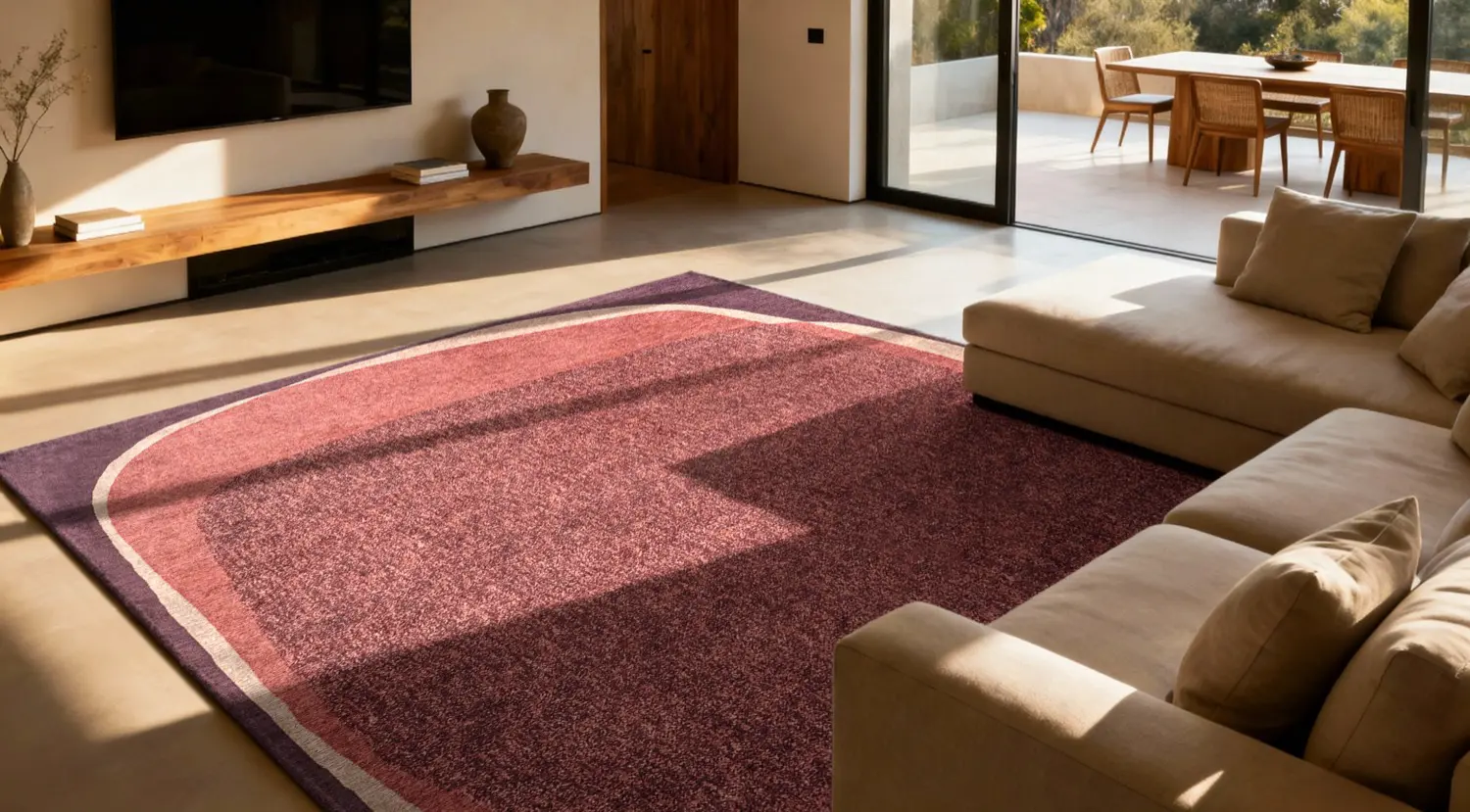 Marble Rosewood vloerkleed | Maat: 200 × 280 cm
