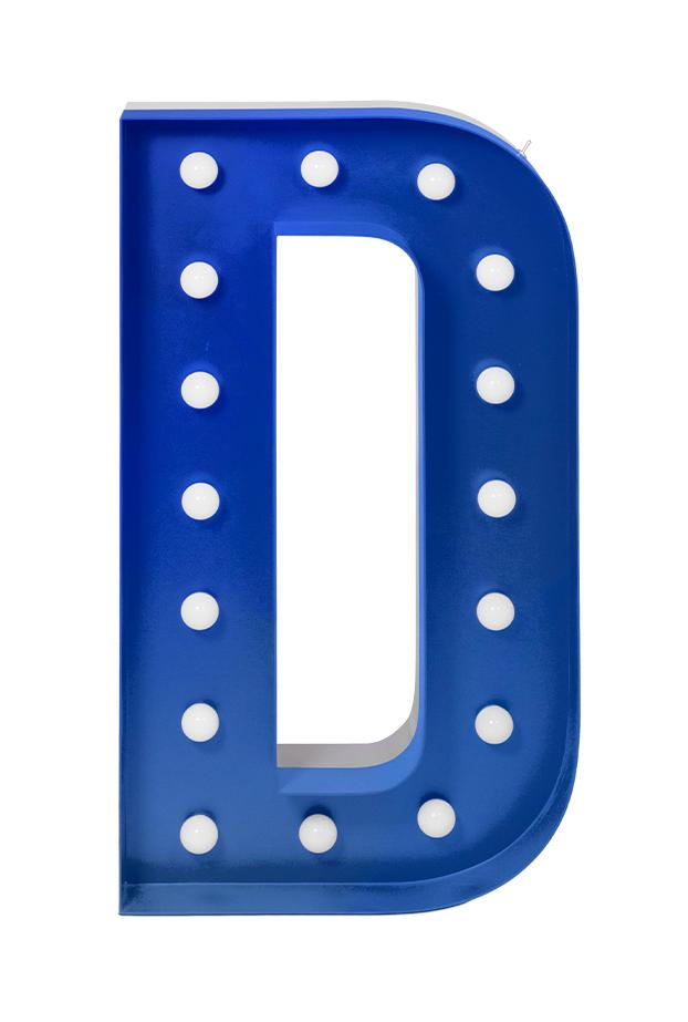 Divine Letter D lamp