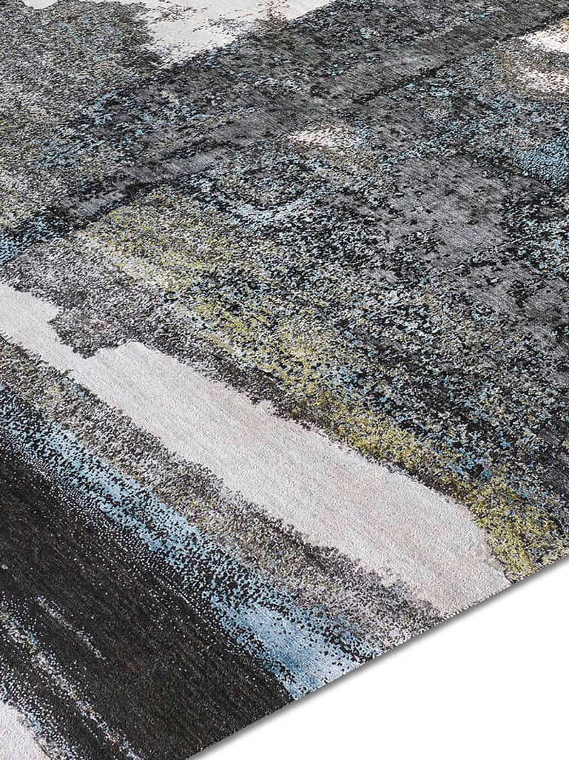 Green Rust handgeweven tapijt | Maat: 122 × 183 cm