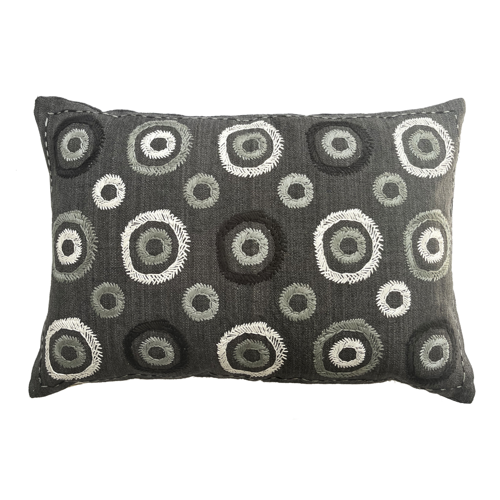 Zafora - Noir 60 × 40 kussen