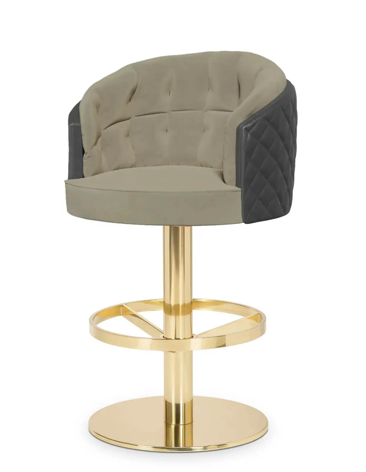 Luxe draaibare barkruk