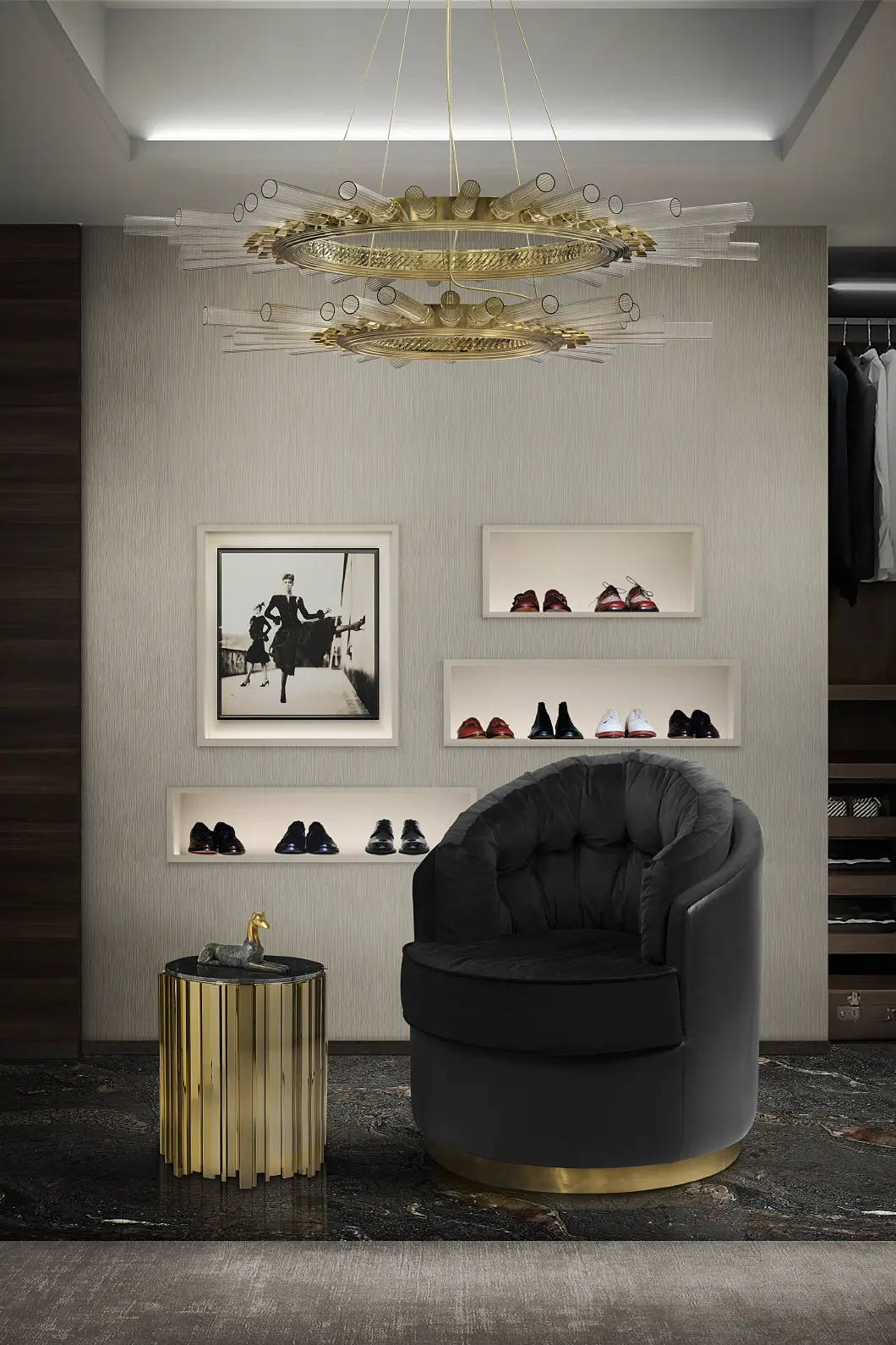 Luxe draaibare fauteuil - 12