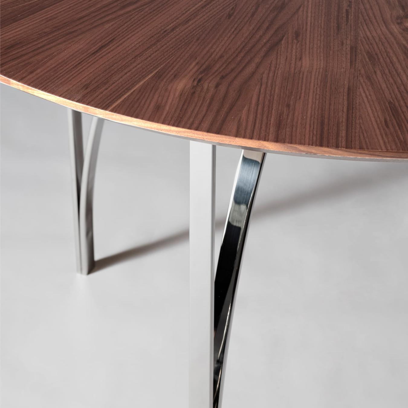 Canaletto walnoot ronde eettafel