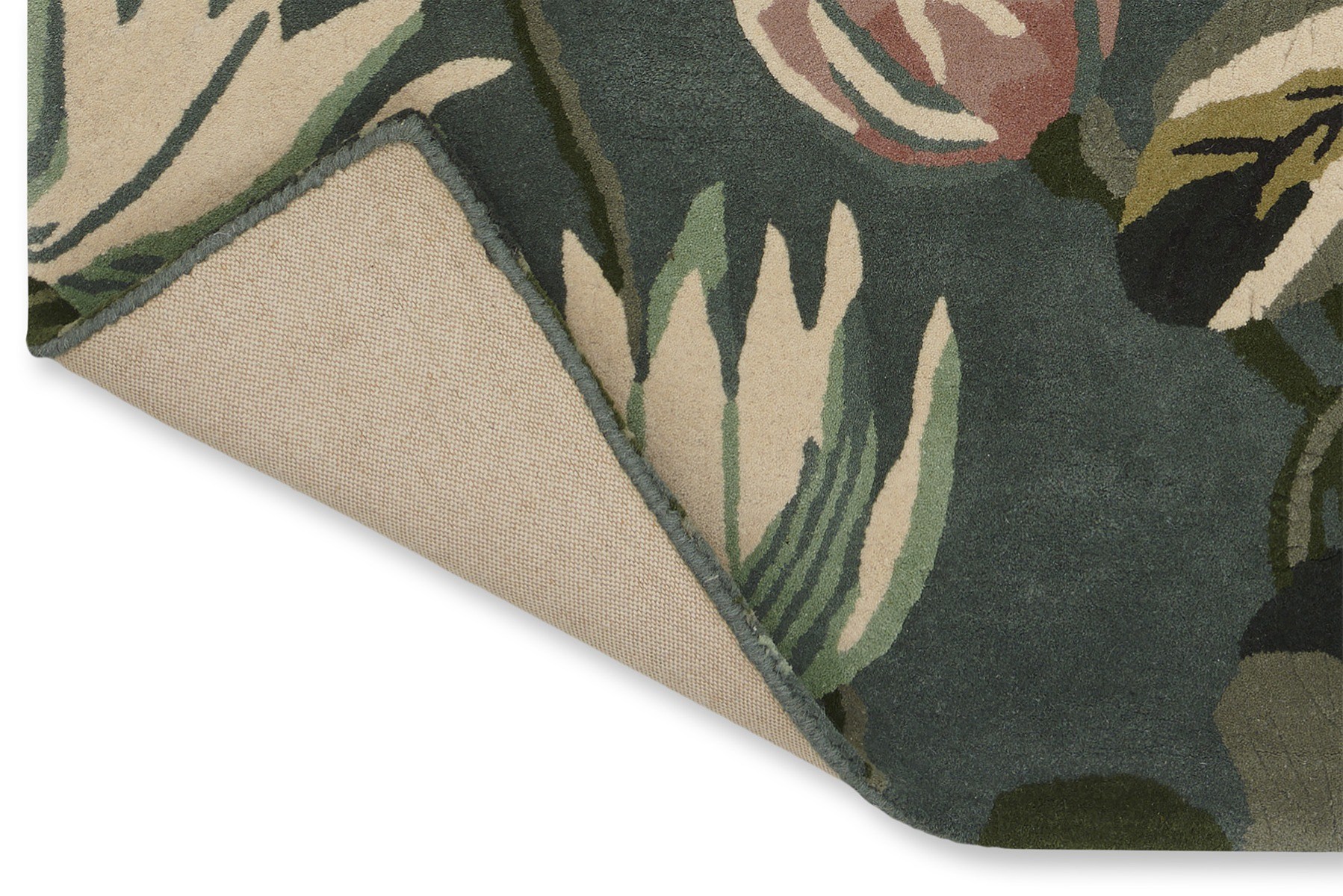 Waterlily midnight pond tapijt | Maat: 170 × 240 cm