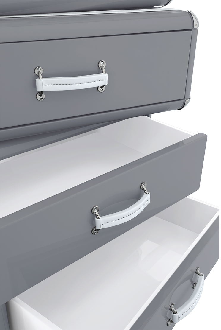 Skyline Breeze ladekast met drie laden