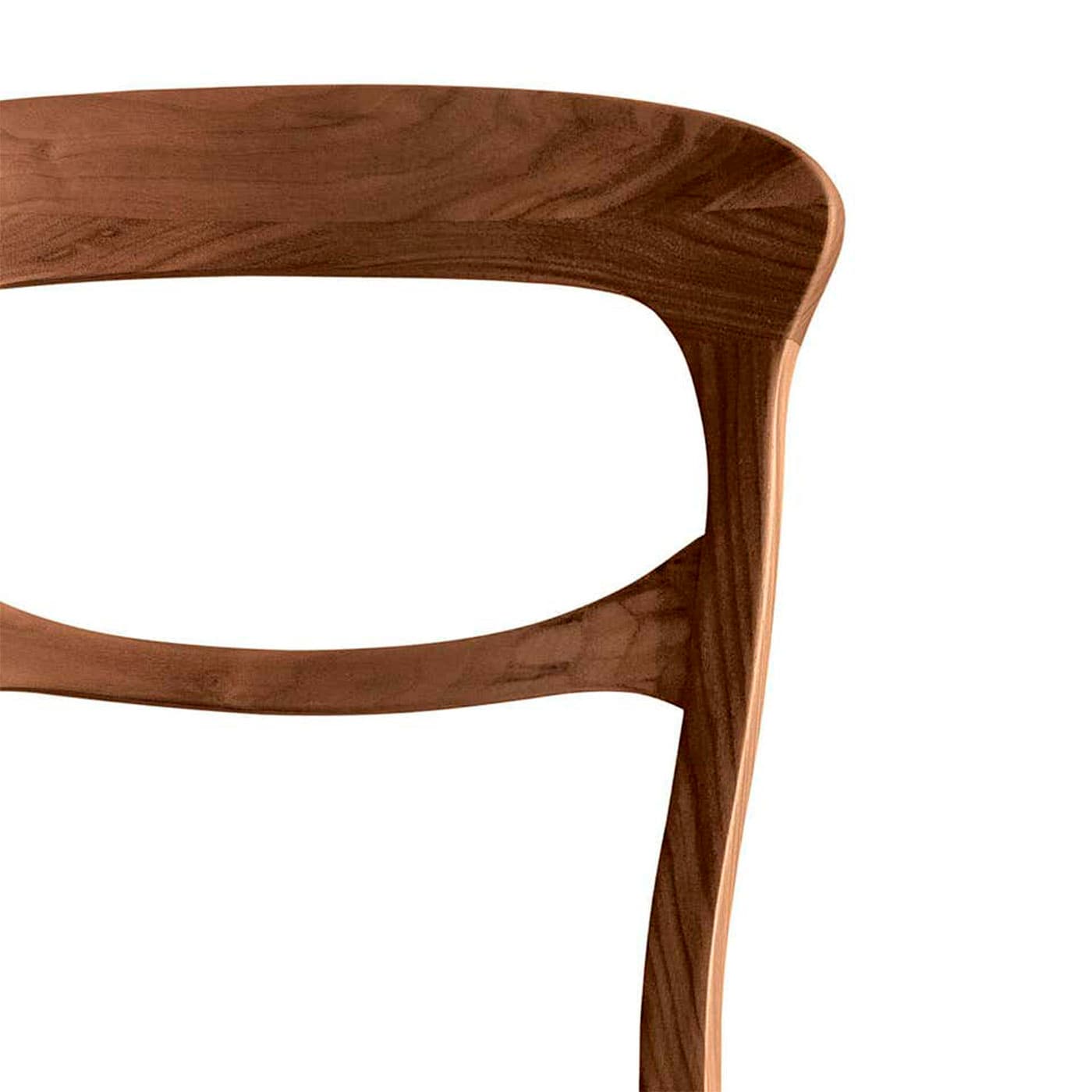 Capotavola natuurlijke massief walnoten stoel met armleuningen | Kleur: Velvet G075 472