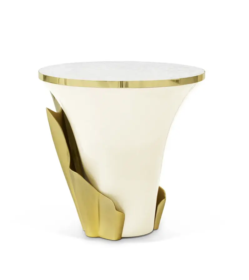 Solstice parelmoer bijzettafel