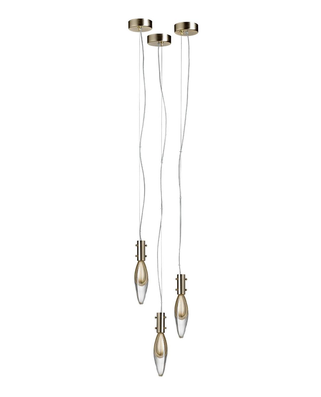 Murano Drops 3-Lichts Hanglamp