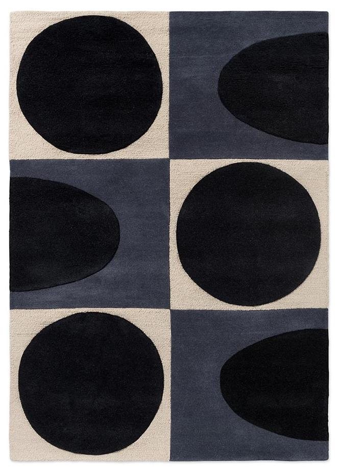Spot Square Blue/Navy vloerkleed