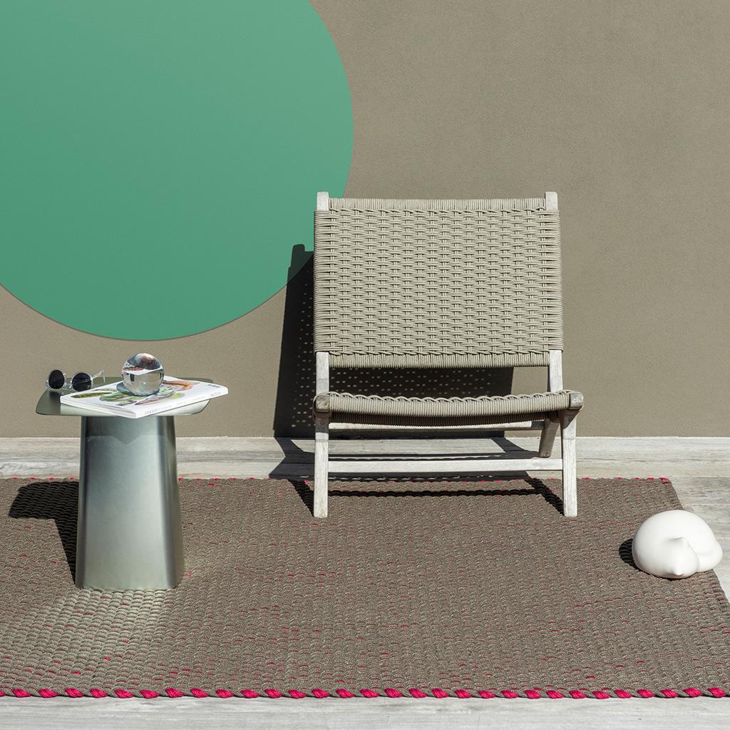 Lace tri-colore outdoor tapijt | Maat: 140 × 200 cm
