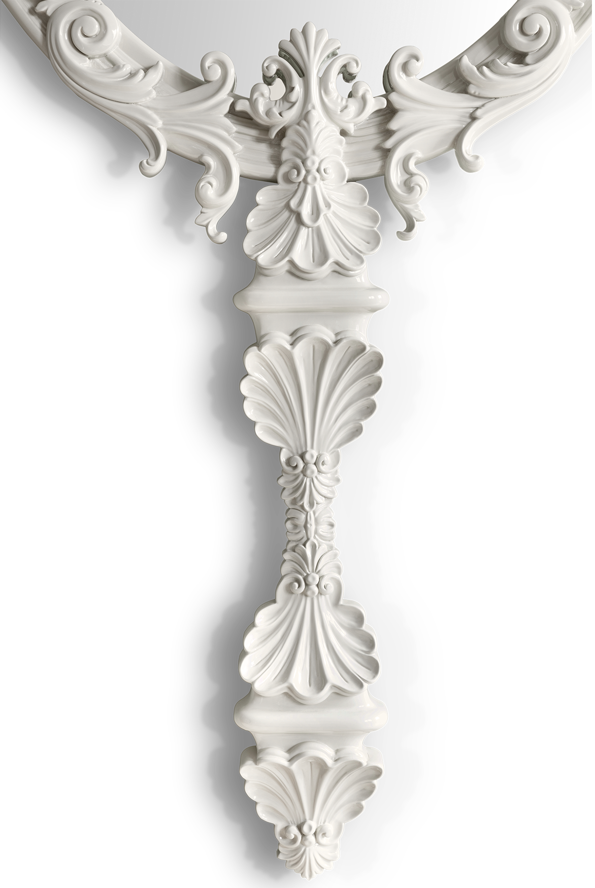 Antoinette ivoren spiegel