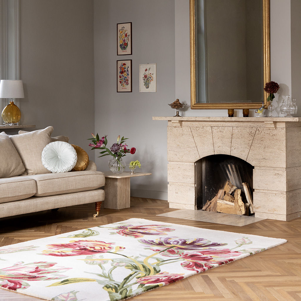 Gosford-cranberry tapijt | Maat: 140 × 200 cm