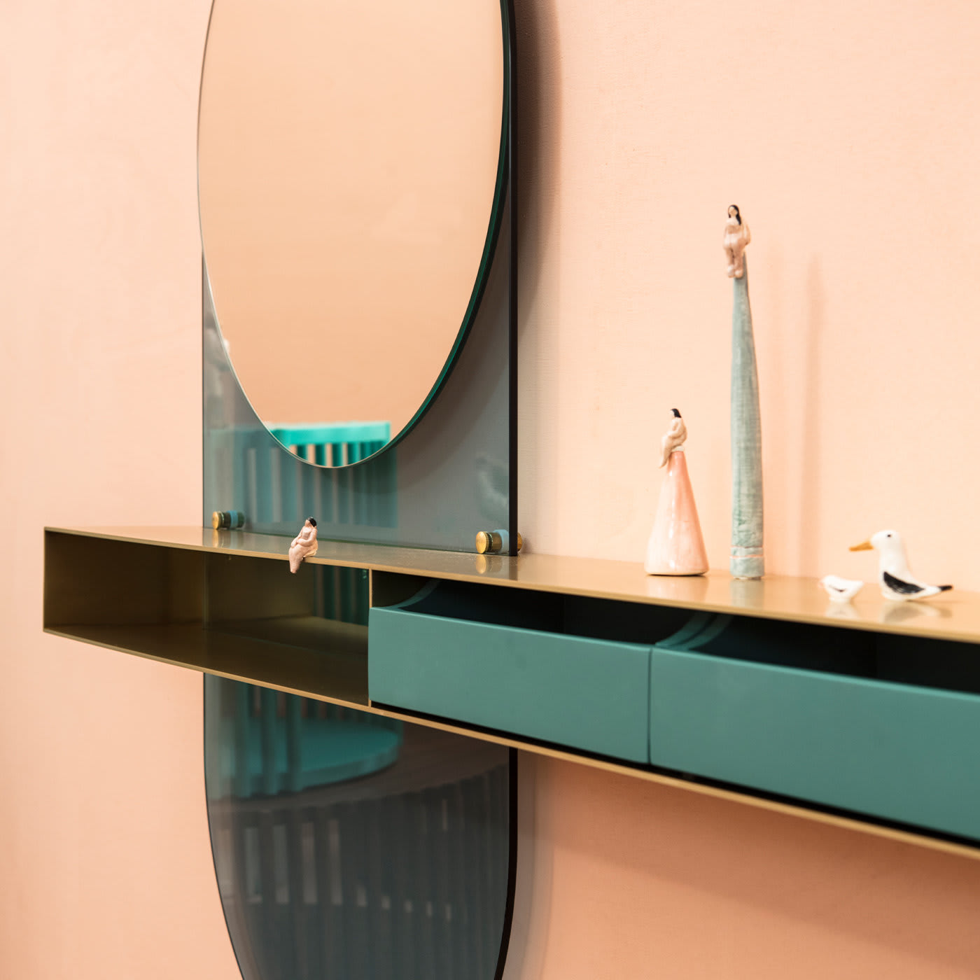 Verfijnde wandspiegel