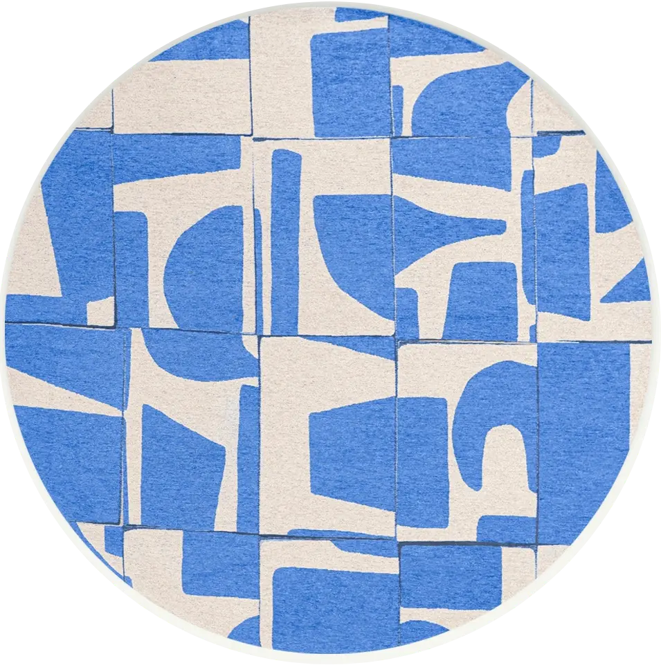 Campanula rond tapijt | Maat: Ø 240 cm