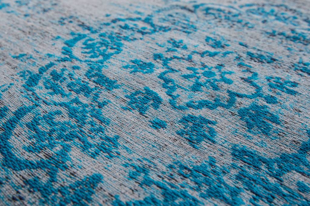 Vintage Style Grey Turquoise tapijt | Maat: 200 × 280 cm