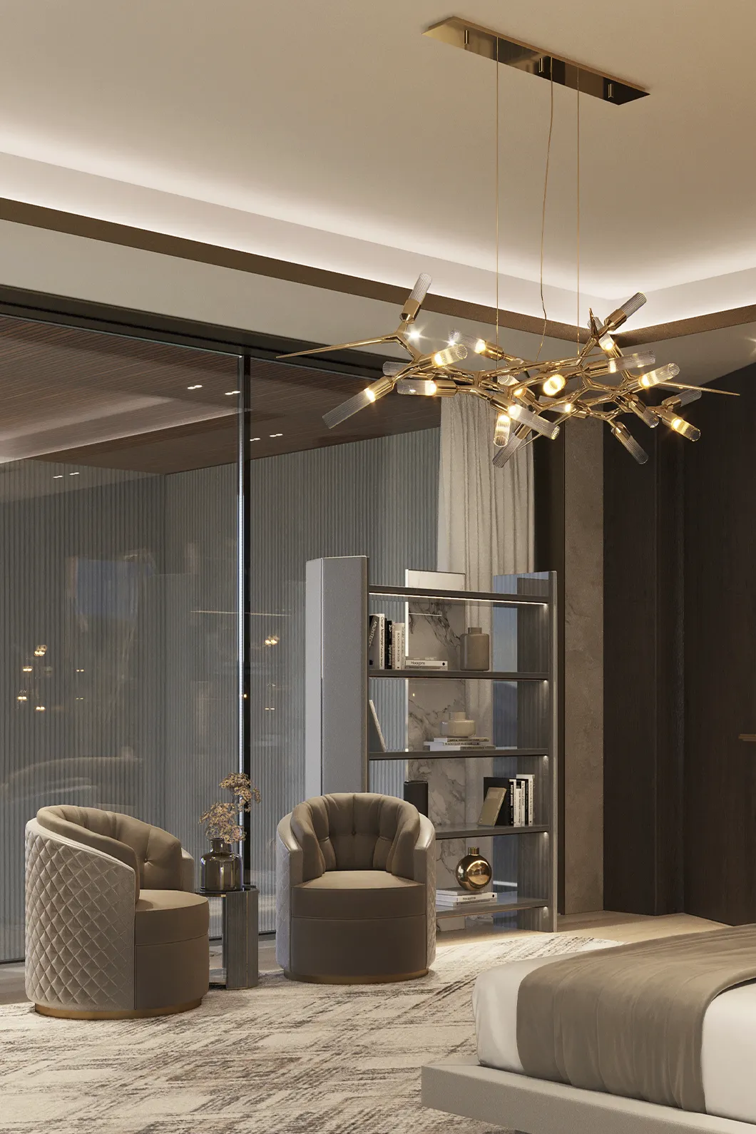 Luxe draaibare fauteuil - 2