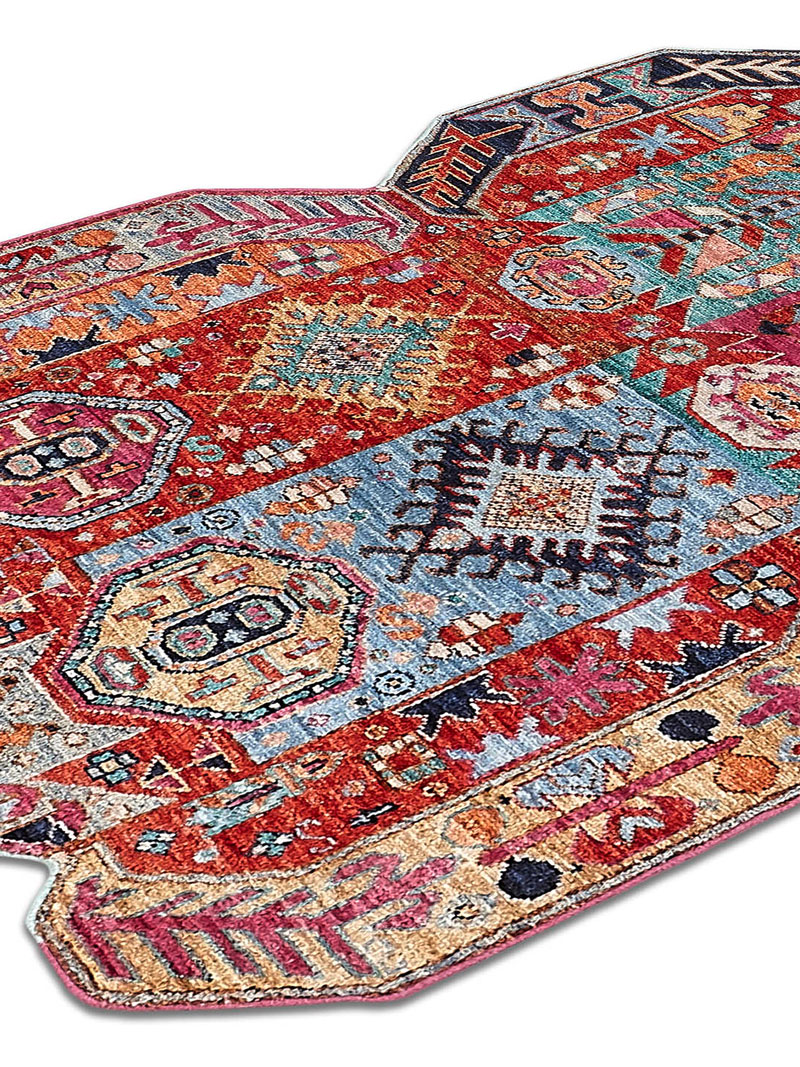 Multishape handgemaakte luxe vloerkleed