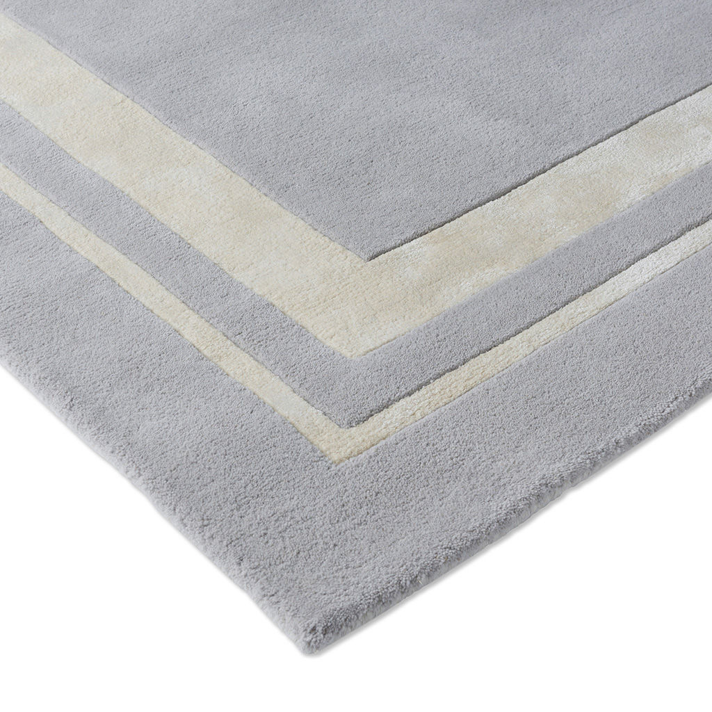 Redbrook-zilver tapijt | Maat: 140 × 200 cm