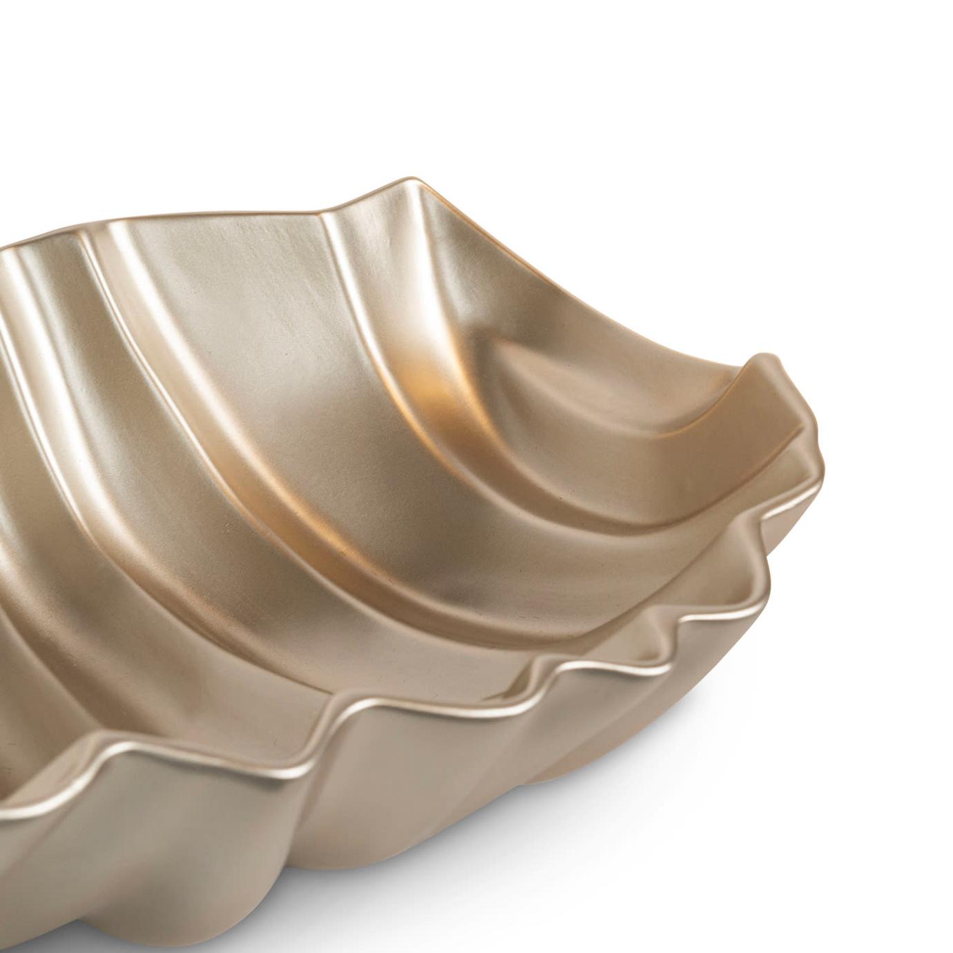 Parelmoer beige gerimpelde middenstuk