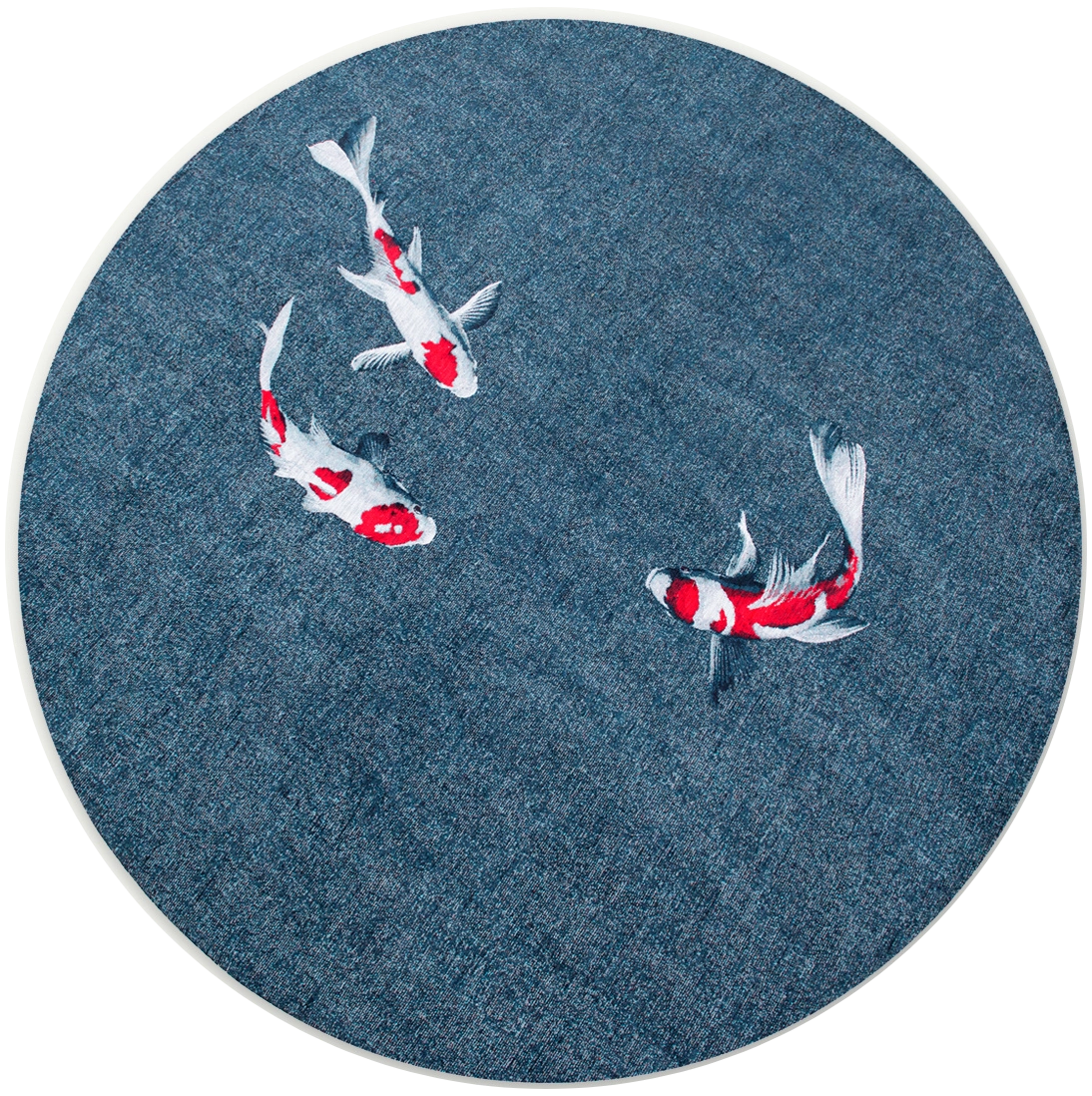 Japanese Pond rond tapijt | Maat: Ø 240 cm