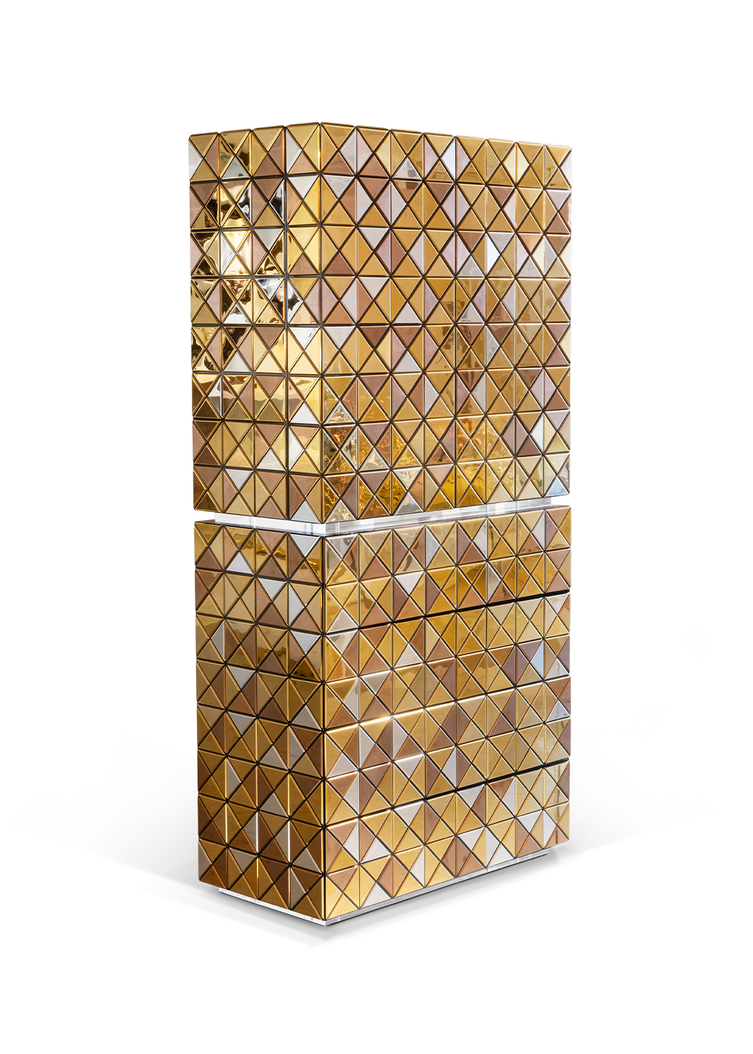 Mosaic II gouden kast