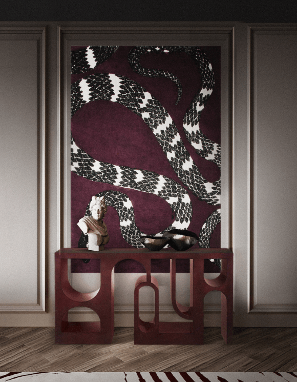 Glanzende rode premium console - 2