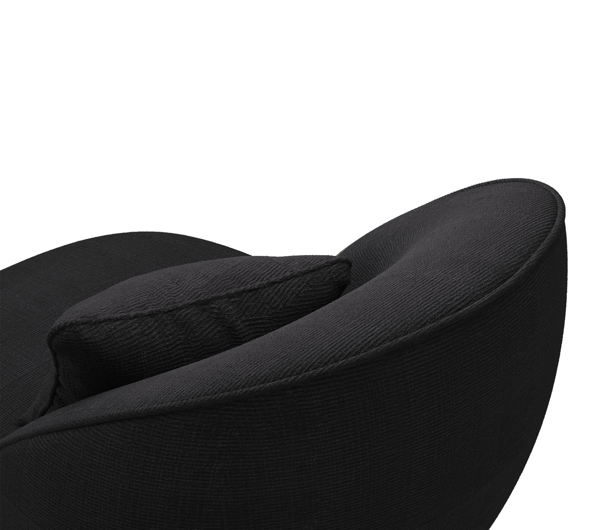 Angora Baltic zwarte fauteuil