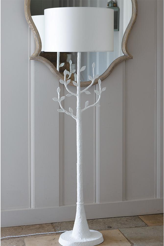 Millana vloerlamp in chalk afwerking
