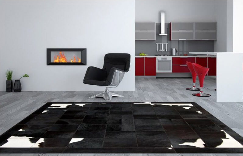 Avelis col.2 koeienhuid tapijt | Maat: 200 × 290 cm