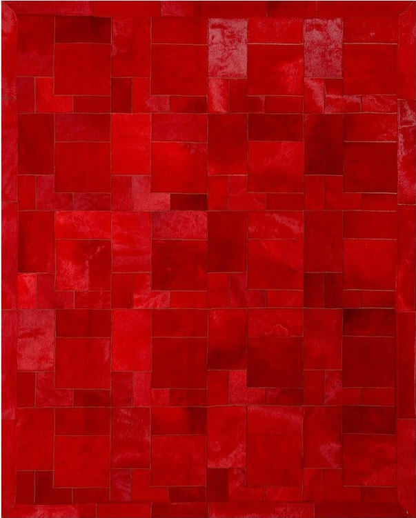 Puzzle col.5 koeienhuid tapijt | Maat: 180 × 260 cm