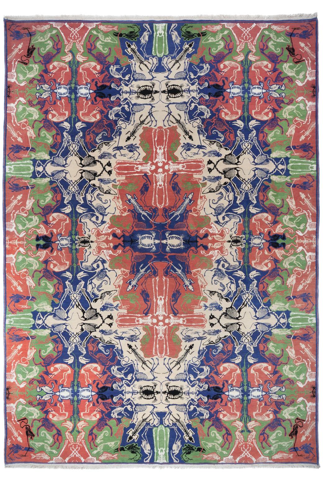 Perished Persian handgeweven vloerkleed