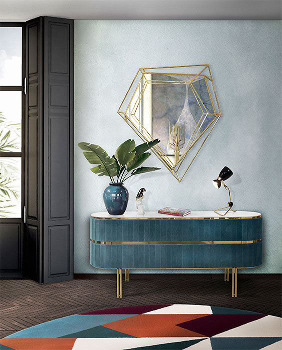 Lustre kleine wandspiegel