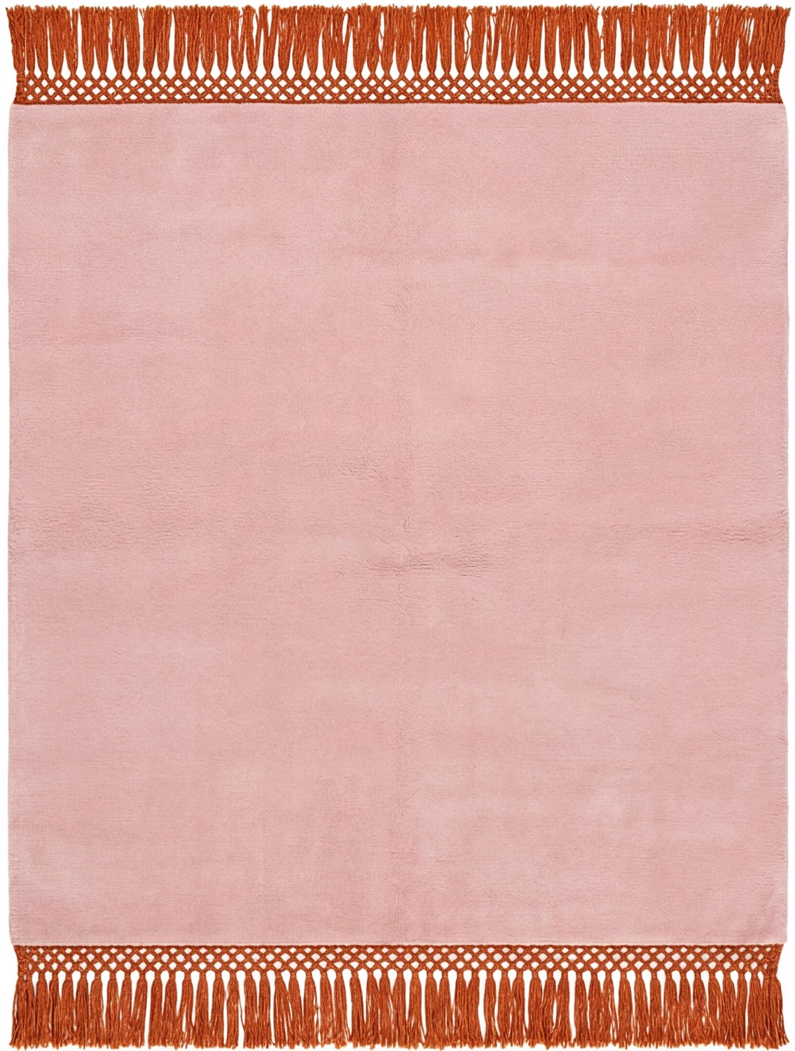 Minimal Fringe Blush vloerkleed