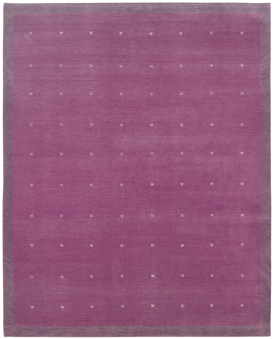 Symbool border paars vloerkleed