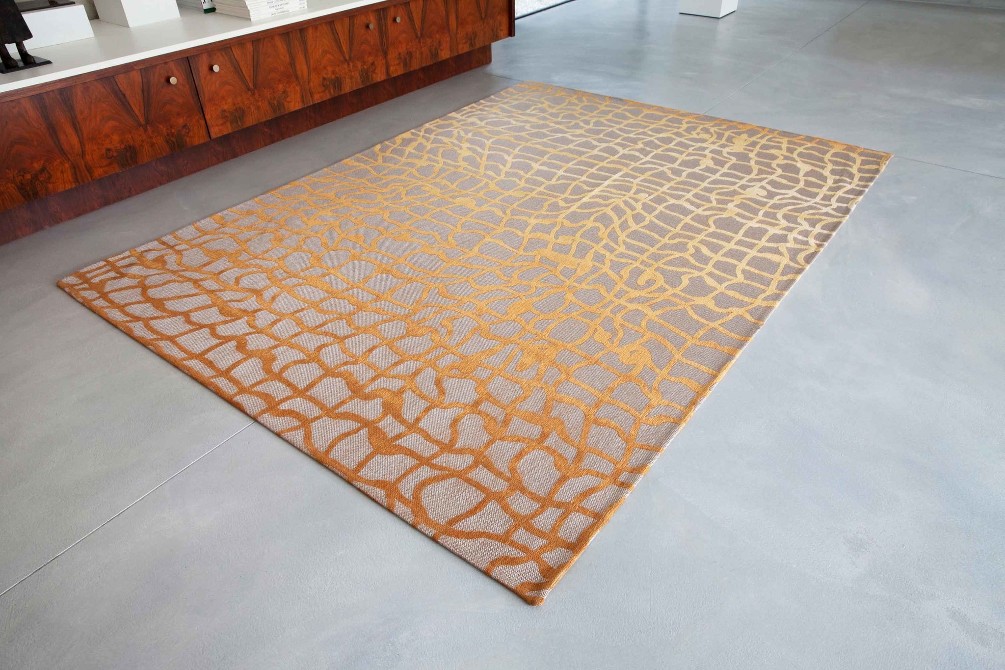 Dedalo - Yellow Scarab tapijt | Maat: 200 × 280 cm