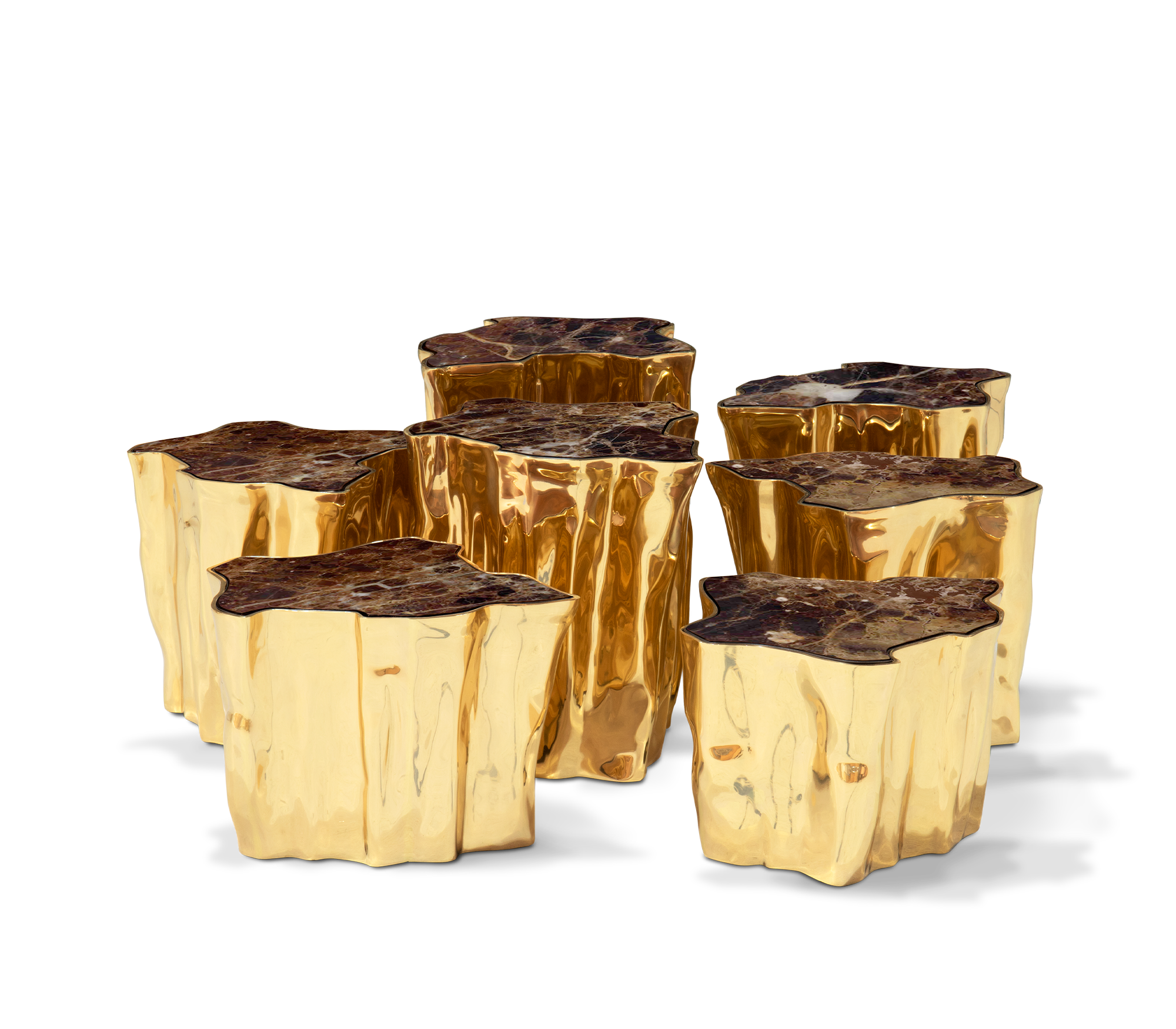 Paradise series aardetinten salontafel