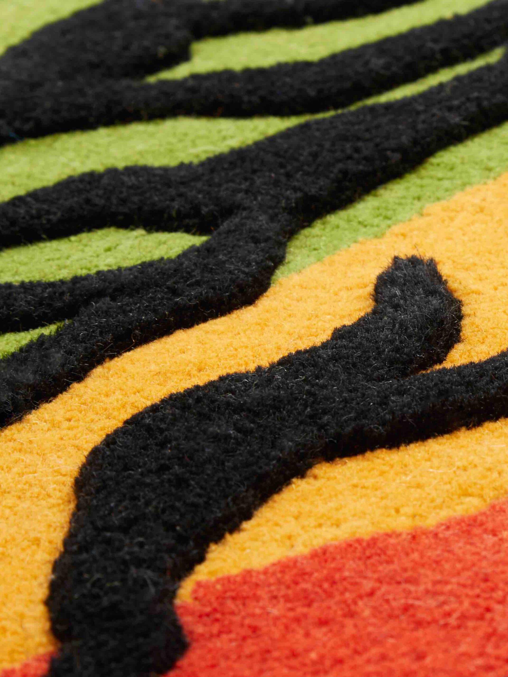 Le cycle designer handgeweven vloerkleed