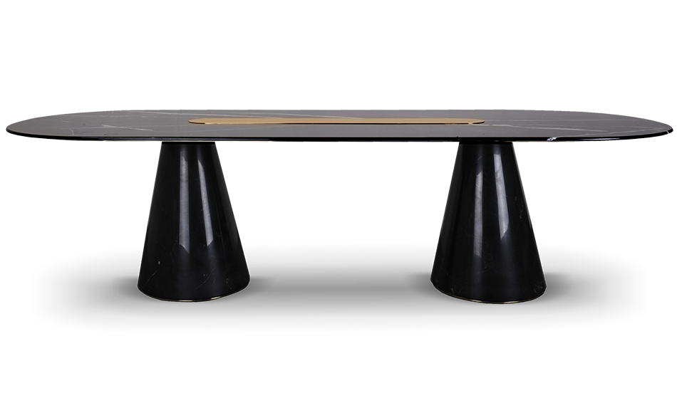 Forge ovale eettafel