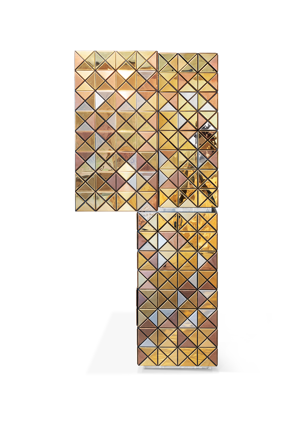 Mosaic II gouden kast