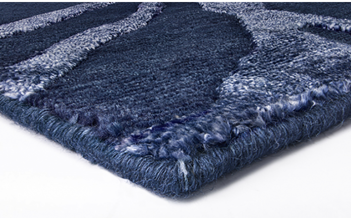 Modern handgeknoopt Blue tapijt | Maat: 170 × 240 cm