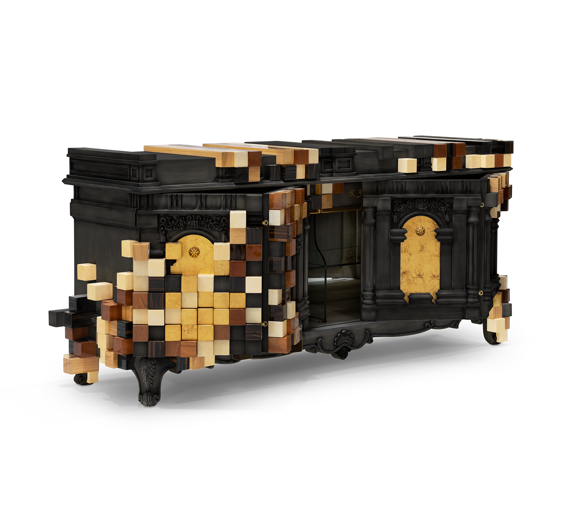 Trafalgar zwart dressoir