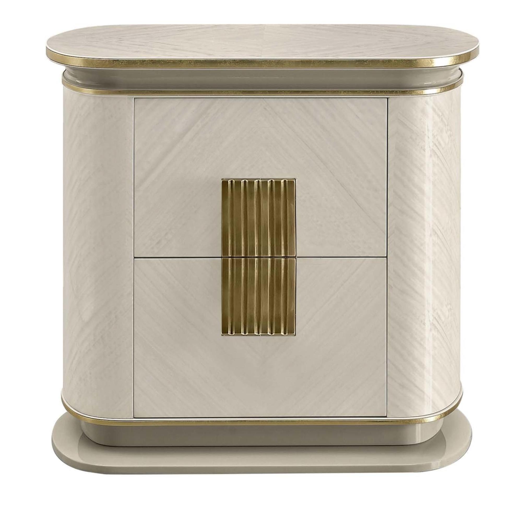 Dilan wit/gouden nachtkastje