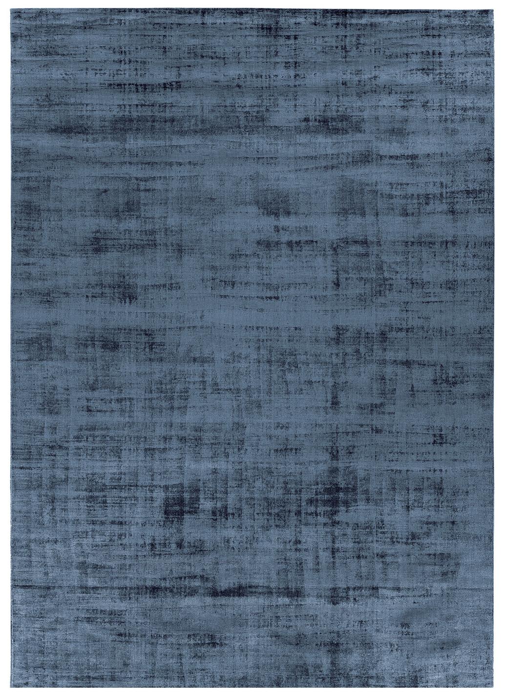 Nachtblauw banaan zijde tapijt | Maat: 200 × 300 cm