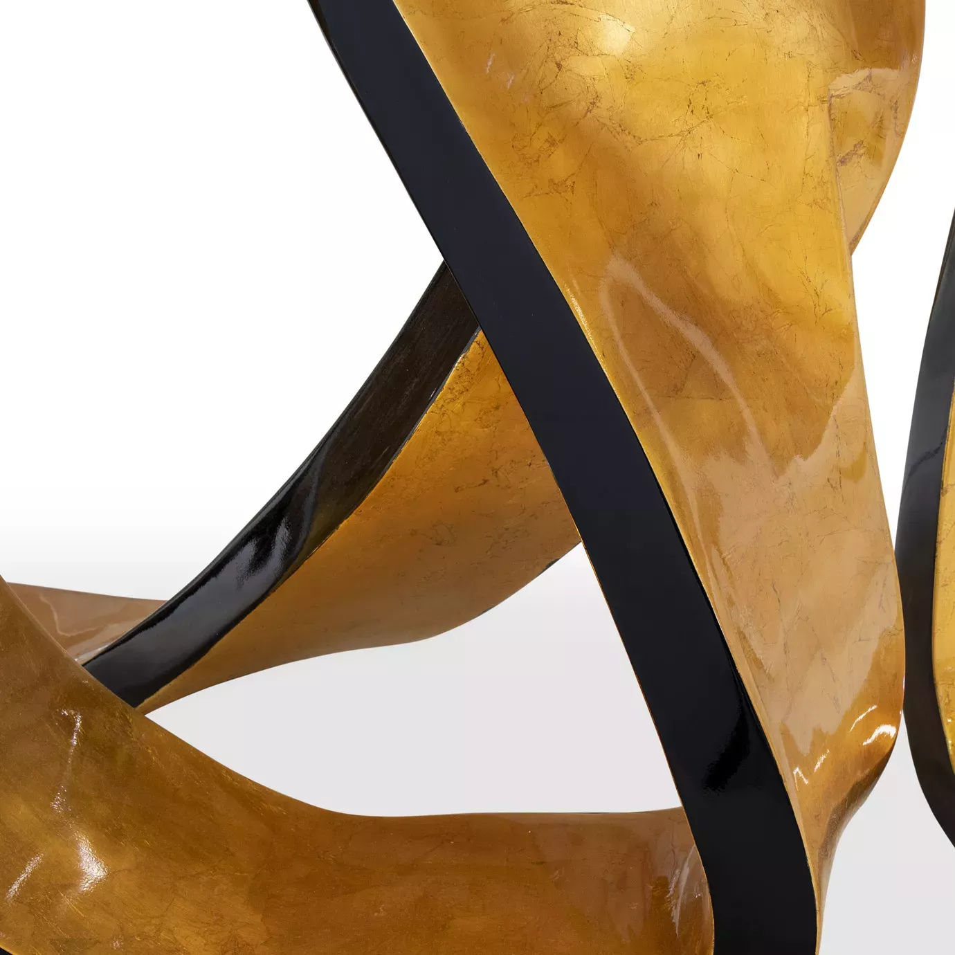 Ribbon goudblad eettafel